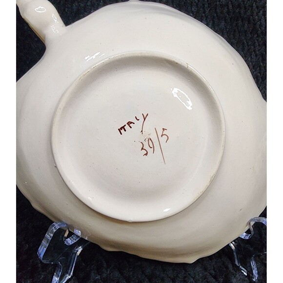 Vintage Homeco Porcelain Shell Trinket Dish |  Vanity Decor | Italy | 1980s - Picture 5 of 12